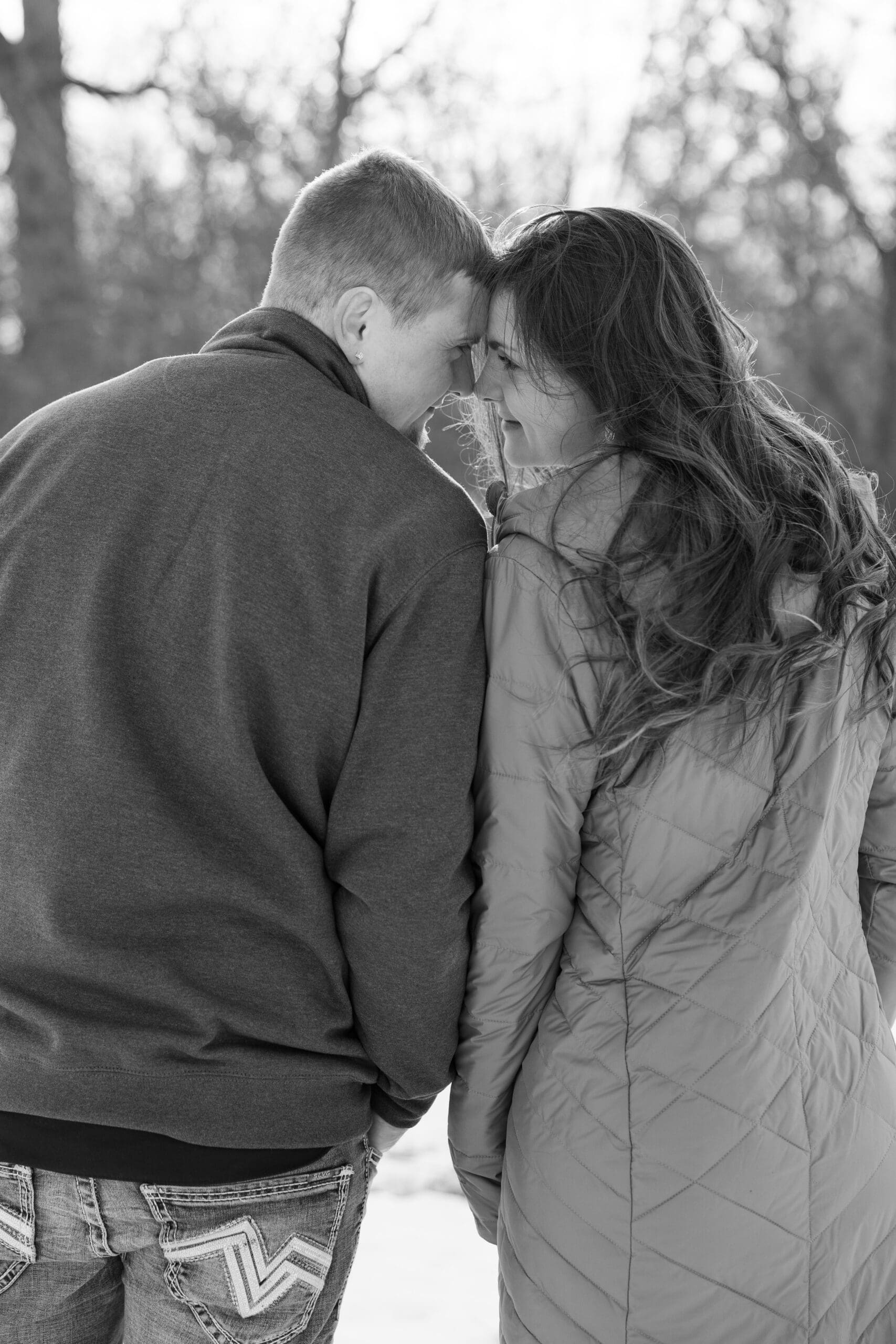 Engagement session in Rice Minnesota