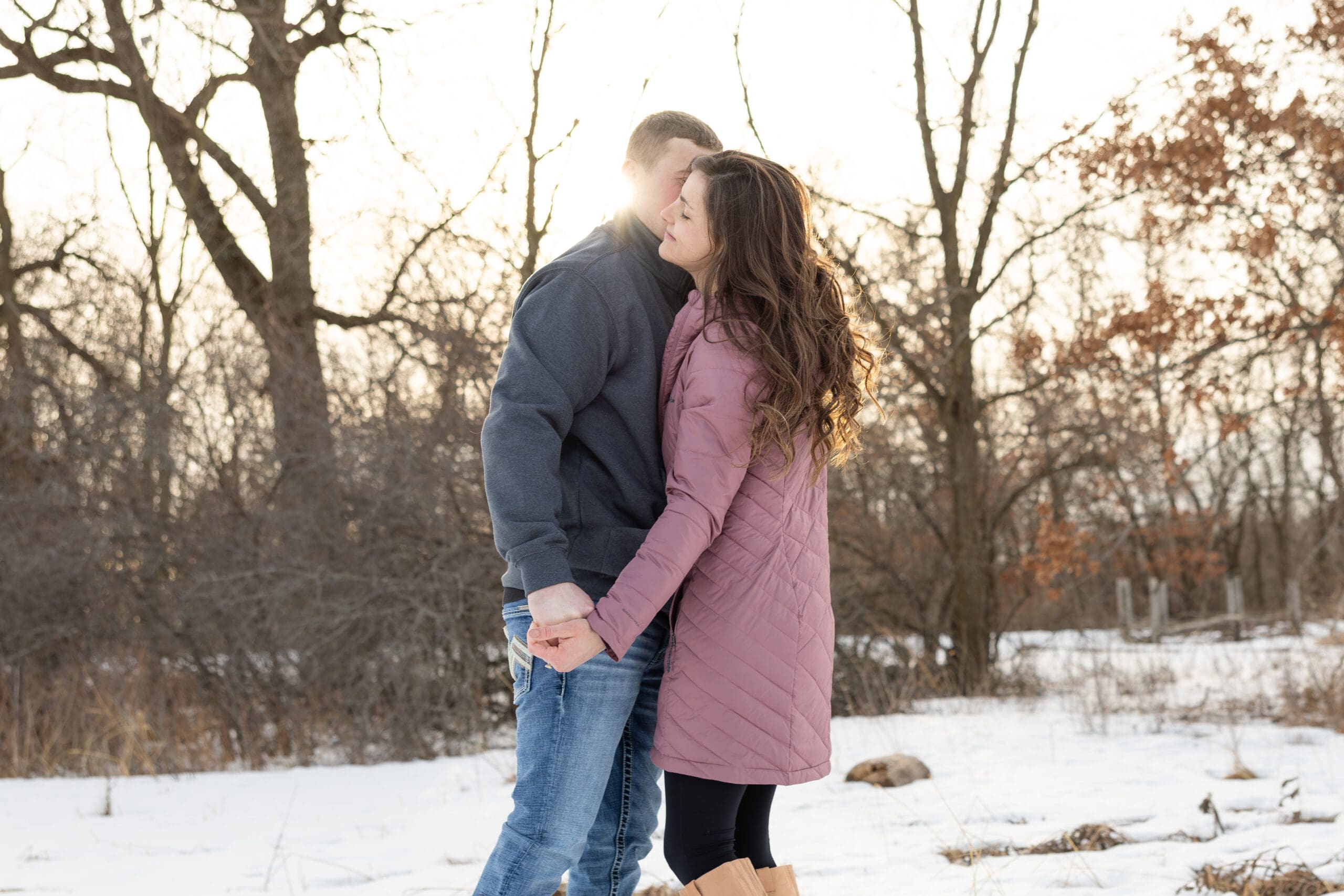 Engagement session in Rice Minnesota