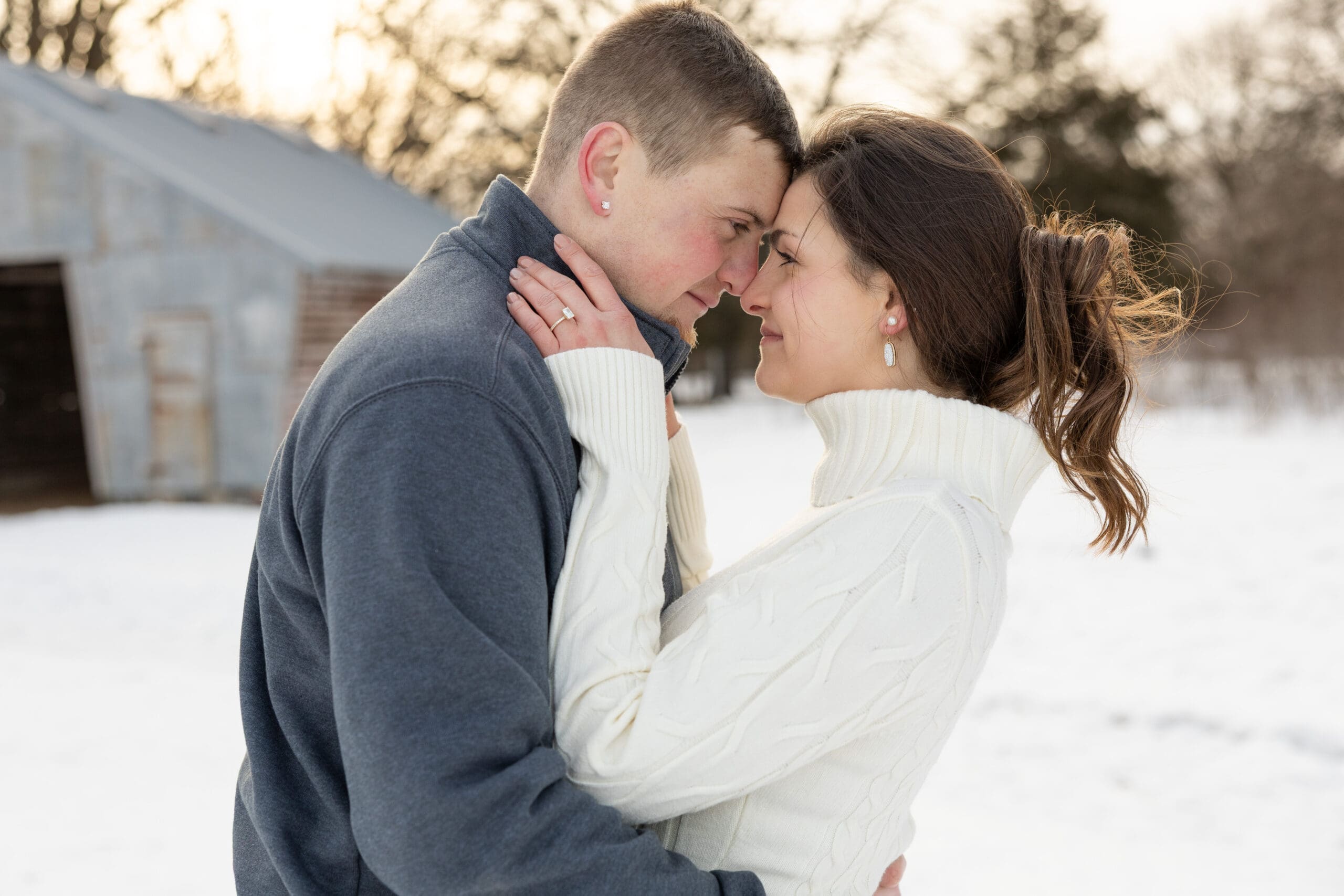 Engagement session in Rice Minnesota