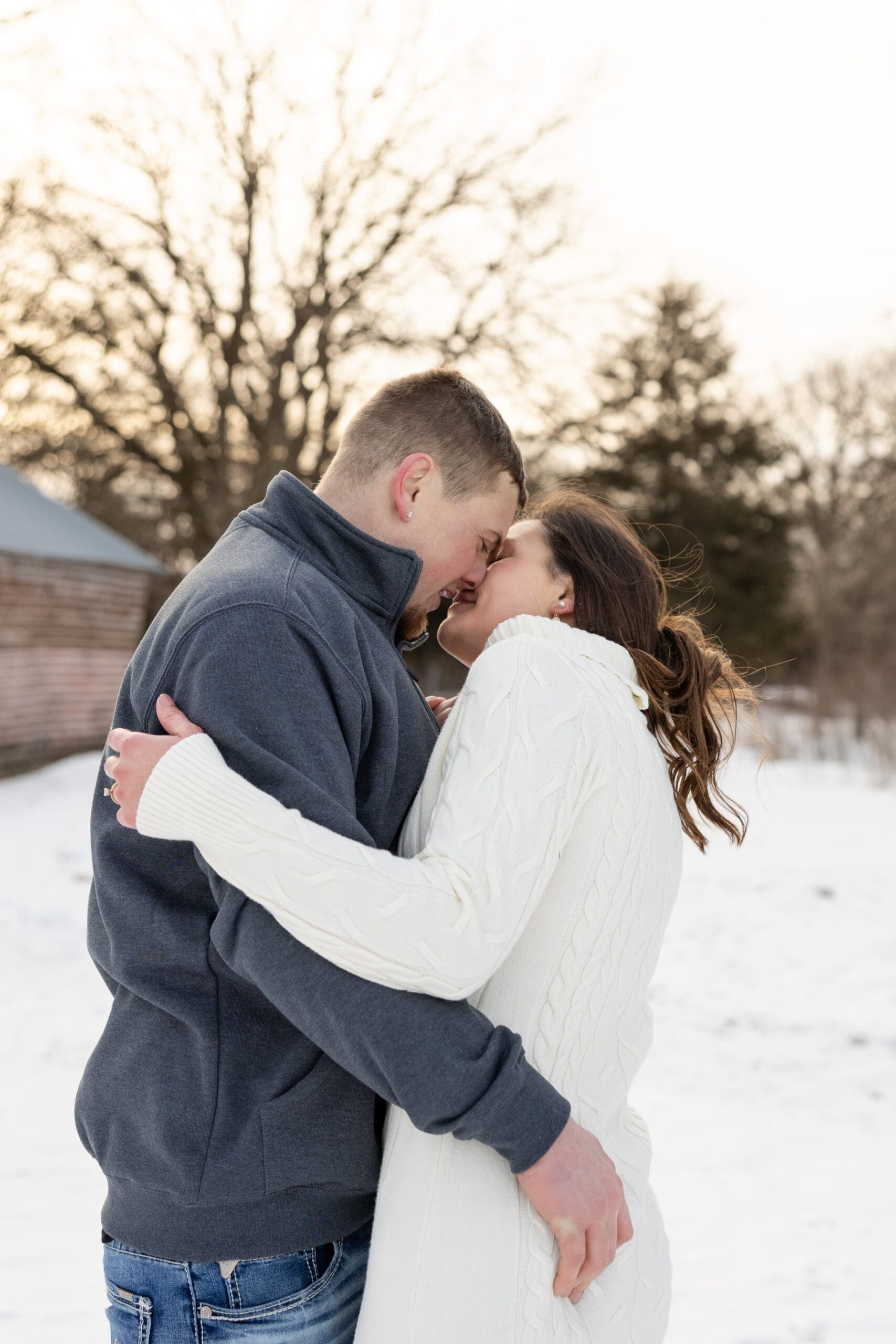Winter Engagement Session in Minnesota
