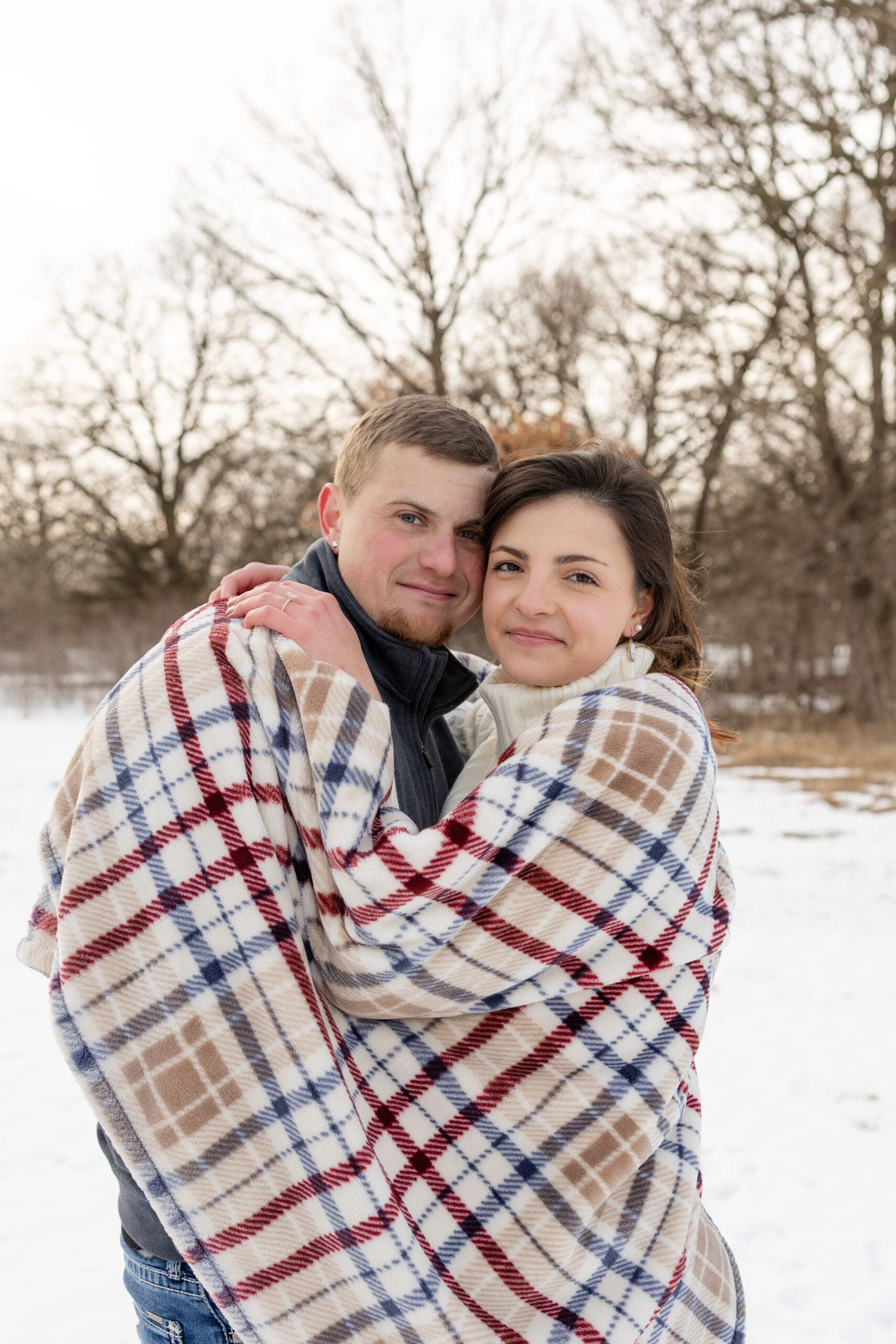 Winter Engagement Session in Minnesota